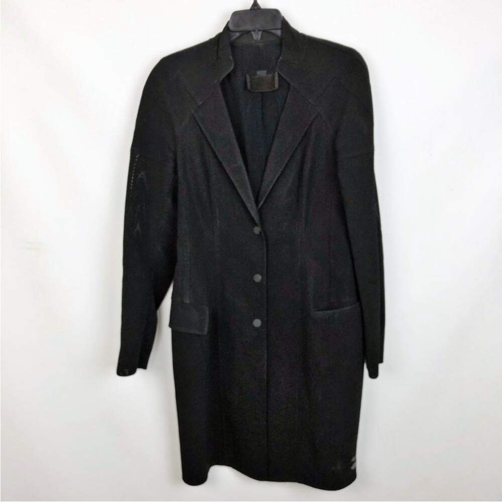 Alexander Wang Black Mesh Sleeve Blazer